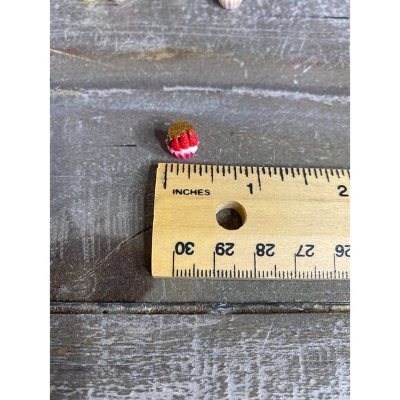 Miniature Dollhouse Set of 11 Fruit Tarts Dessert Food Assorted Pastries Crafts - Picture 8 of 9